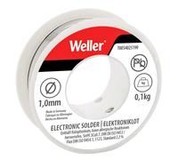 Estaño Para Soldadura 1mm Sn99,3Cu0,7 ROM1 100 Gr Weller EL99/1-100