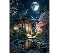Estanque de jardín arquitectónico Puzzle de 2000 Piezas para Adultos, Rompecabezas Adultos Imposible, Juego de Habilidad para Toda La Familia, Regalo para Ella o Él