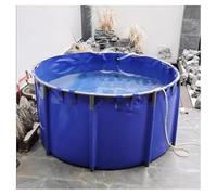 Estanque de Peces de PVC sobre el Suelo, Tanque Plegable Grande con Soporte para Cultivo de koi y riego agrícola, diseño Duradero para Almacenamiento de Agua.