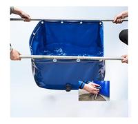 Estanque de peces portátil, tanque de almacenamiento de agua plegable, piscina de acuicultura de lona duradera para riego de jardín y hábitats de koi