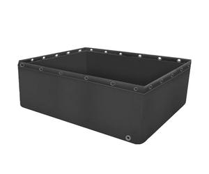 Estanque de PVC para Carpas koi, Estanque portátil de PVC con válvula de Drenaje - Piscina Plegable y Duradera para Carpas koi, Tortugas y Uso en Jardines - Ideal para Fuentes de Agua en el