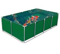 Estanque multifuncional de emergencia para peces, acuario grande con soporte de metal, estanque temporal para cría de koi y uso agrícola