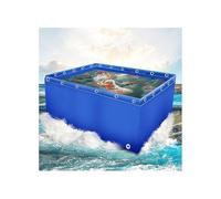 Estanque para Peces, Estanque Elevado para acuicultura y cría de Carpas koi, depósito de Agua portátil y Plegable para riego de Jardines, Revestimiento para Estanque (Estructura no incluida)