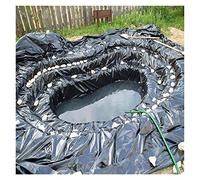 Estanque Prefabricado Tortugas Material de Refuerzo Impermeable de HDPE Tela Asfáltica para Embalses, Piscinas de Paisaje, Lagos Artificiales (Color : Black, Size : 2x5m)