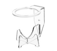 Estante acrílico de montaje en pared para altavoz Beats Pill 2024, soporte flotante con diseño de pantalla moderno, soporte de ahorro de espacio para decoración de oficina en casa, negro (transparente