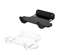 Estante acrílico de montaje en pared para altavoz Beats Pill 2024, soporte flotante para audio portátil, soporte de altavoz que ahorra espacio con fácil instalación, negro/transparente (transparente)