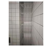 Estante acrílico de nicho de ducha, organizador de pared para baño, cocina, armario, divisores, estantes, drenaje transparente, 13.7 x 15.7 pulgadas