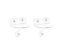 Estante acrílico para plantas con ventosas, vidrio transparente de 5 mm de grosor para hierbas de interior, suculentas, especias de cocina, decoración de baño, soporte flotante (2)