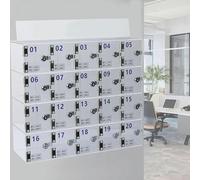 Estante acrílico transparente de pared para guardar teléfonos móviles, solución de almacenamiento para teléfonos inteligentes y accesorios que ahorra espacio