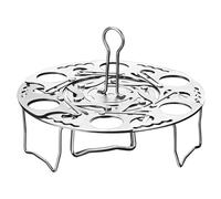 Estante ajustable de acero inoxidable para cocinar, cesta telescópica de vapor de verduras para ollas y ollas a presión, acero inoxidable 304, plegable