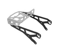 Estante Carga Equipaje Trasero Para Monkey 125 Para DAX125 2018-2024 Soporte Portaequipaje Delantero Protector Superior Faro Motocicleta Portaequipajes Trasero Moto(Silver and Black)