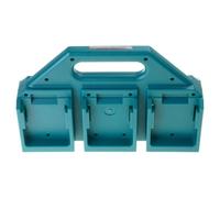 Estante compacto de almacenamiento de batería de 18 V, prácticos organizadores con capacidad para 4 o 6 celdas, accesorio de herramientas seguro, accesorios resistentes para herramientas eléctricas