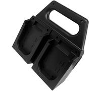 Estante compacto de almacenamiento de batería de 18 V, prácticos organizadores con capacidad para 4 o 6 celdas, accesorio de herramientas seguro, accesorios resistentes para herramientas eléctricas