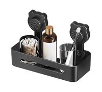 Estante con ventosa, estante de cocina sin taladrar, estante de ducha de pared, para cocina, dormitorio, apartamento, taza de esquina, champú, maquinilla de afeitar y teléfono