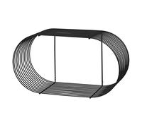 Estante CURVA Negro Al . 33 cm