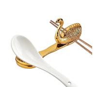 Estante de acero inoxidable con forma de - Soporte para palillos, accesorio de mesa de comedor, estante de acero inoxidable en forma de Wan | Soporte de cuchara de para tenedor de cuchara