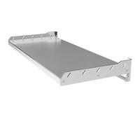 Estante de acero inoxidable para horno microondas montado en la pared con soportes para ollas y sartenes, organizador de almacenamiento de cocina para hornos eléctricos, estante de metal
