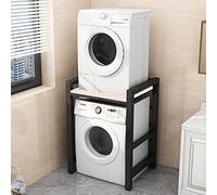 Estante de almacenamiento ajustable para lavadora, estante que ahorra espacio para lavandería, baño, cocina y balcón, 3 opciones de altura para lavadoras de tambor