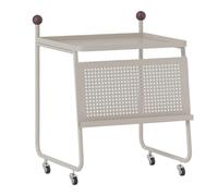 Estante de almacenamiento al vacío con ruedas, organizador portátil para un fácil acceso en la sala de estar, la cocina y la oficina