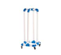 Estante De Almacenamiento Anillo Ejercicio Con Peso PVC, Soporte Equipo Plástico PE Ruedas, Carrito Exhibición Multifuncional, For Oficina Gimnasio En Casa,Ahorro Espacio 150kg(Compatible Diam 55cm)