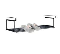 Estante de almacenamiento apilable, estante de almacenamiento para armario de congelador, organizador de zapatos de encimera, estante de despensa para refrigerador, ahorro de espacio, estante de metal