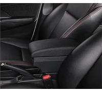 Estante de almacenamiento Caja De Reposabrazos Con Soporte Multifuncional, Cojín Suave PU, Accesorios Reequipamiento Interior Coche Para SX4 2011-2022(C2 Black line 7USB)