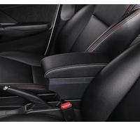 Estante de almacenamiento Caja De Reposabrazos Con Soporte Multifuncional, Cojín Suave PU, Accesorios Reequipamiento Interior Coche Para SX4 2011-2022(C3 Black white 7USB)