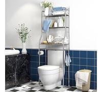 Estante de almacenamiento de 3 niveles sobre el inodoro, lavadora Etagere para baño y lavandería para electrodomésticos, muebles que ahorran espacio para cocina, balcón y lavaderos