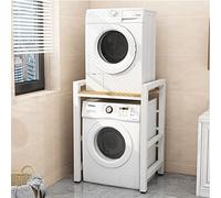 Estante de almacenamiento de altura ajustable para lavadora, estante de nivel que ahorra espacio para lavandería, baño, cocina y balcón (90/95/100 cm), ¡decora tu espacio!