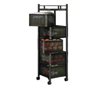Estante de almacenamiento de aperitivos multicapa, organizador de cocina para frutas y verduras, gran capacidad para chiles y repollo