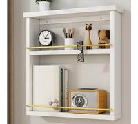 Estante de almacenamiento de baño montado en la pared, impermeable, para ducha, inodoro y fregadero, estante que ahorra espacio para soluciones eficientes de almacenamiento de baño