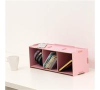 Estante de almacenamiento de CD/DVD de madera - Soporte apilable para discos de CD y caja de almacenamiento para CD y DVD - Elegante solución de almacenamiento multimedia (color: A)