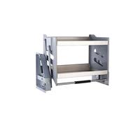 Estante de Almacenamiento de Cocina desplegable de Acero Inoxidable, Que Ahorra Espacio, Puede Contener Botellas de Especias, Capacidad de Peso 30 kg (36 x 30 x 52): una opción Ideal para un