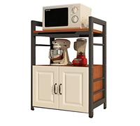 Estante de almacenamiento de cocina extraíble de 4 niveles, organizador que ahorra espacio para armario, mini nevera, microondas, ideal para el hogar, oficina, restaurante, hotel
