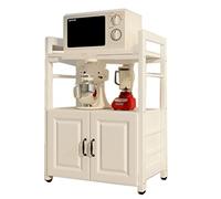 Estante de almacenamiento de cocina extraíble de 4 niveles, organizador que ahorra espacio para armario, mini nevera, microondas, ideal para el hogar, oficina, restaurante, hotel