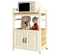Estante de almacenamiento de cocina extraíble de 4 niveles, organizador que ahorra espacio para armario, mini nevera, microondas, ideal para el hogar, oficina, restaurante, hotel