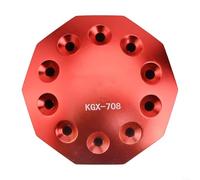 Estante de almacenamiento de destornillador de aluminio con capacidad de rotación completa para pinzas, pastillas de virutas y kits de reparación (rojo)