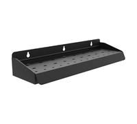 Estante de almacenamiento de destornillador montado en la pared para garaje, taller, soporte de metal oscuro con revestimiento protector a prueba de óxido
