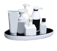 Estante de almacenamiento de ducha, estante organizador sin perforaciones para baño, estante de ducha adhesivo para baño para lavado corporal, champú, jabón, limpiador facial, pasta de dientes