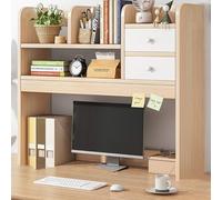 Estante de almacenamiento de escritorio multicapa, estantería moderna de oficina, estante de exhibición compacto para escritorio, estantería y organizador que ahorra espacio, ideal para decoración de