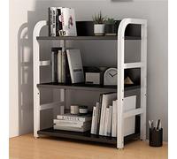 Estante de almacenamiento de escritorio pequeño: estante de almacenamiento de 3 niveles para alféizar de ventana, organizador de archivos de escritorio de oficina, escritorio para estudiantes, estan