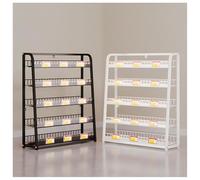 Estante de almacenamiento de metal de 5 niveles para dulces y bebidas, para cocina, despensa y fiesta, diseño que ahorra espacio, ideal para el hogar y eventos