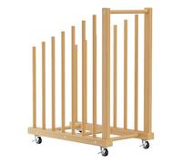 Estante de Almacenamiento de - Organizador de Madera para Pintar, Estante Compacto de Varios Niveles para tableros de y Almacenamiento de Papel de Dibujo, para Obras de Arte, pósteres, Papel