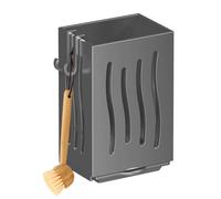 Estante de almacenamiento de palillos - Cesta de cubiertos montada en la pared de ABS, soporte organizador multifuncional, escurridor para cuchillos, cucharas, tenedores, cesta compacta para