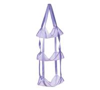 Estante de almacenamiento de pelotas, soporte vertical de malla multicapa, estantes verticales de baloncesto para pelotas, para fútbol, voleibol, animales de peluche, juguetes, hogar, garaje