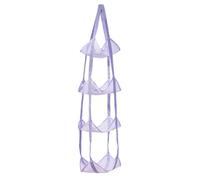 Estante de almacenamiento de pelotas, soporte vertical de malla multicapa, estantes verticales de baloncesto para pelotas, para fútbol, voleibol, animales de peluche, juguetes, hogar, garaje