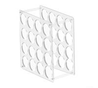 Estante de almacenamiento de rollos de vinilo de diseño inteligente con 32 agujeros para mantener todos tus materiales de manualidades juntos (32 agujeros)