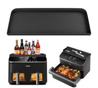 Estante De Almacenamiento De Silicona Multifuncional Accesorio para COSORI Freidora de Aire 8.5L,Dual Zone/Dual Blaze TwinFry 10L, Air Fryer Almohadilla De Silicona para COSORI CAF-R901-AEU & TF101S