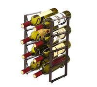 Estante de almacenamiento de vino, apilable, desmontable, colección de vino, apilable, ahorra espacio