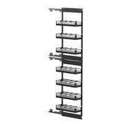 Estante de almacenamiento extraíble con tiras separadoras, organizador deslizante para despensa, cocina, baño